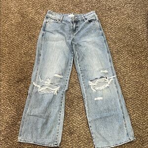 PacSun Light Blue Boyfriend Jeans wide leg